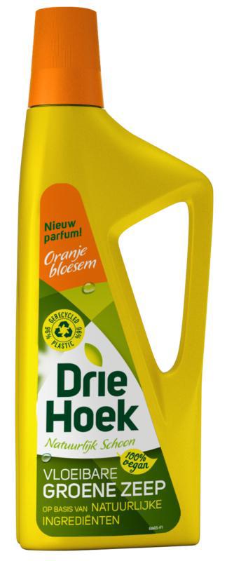 Vloeibare groene zeep oranjebloesem