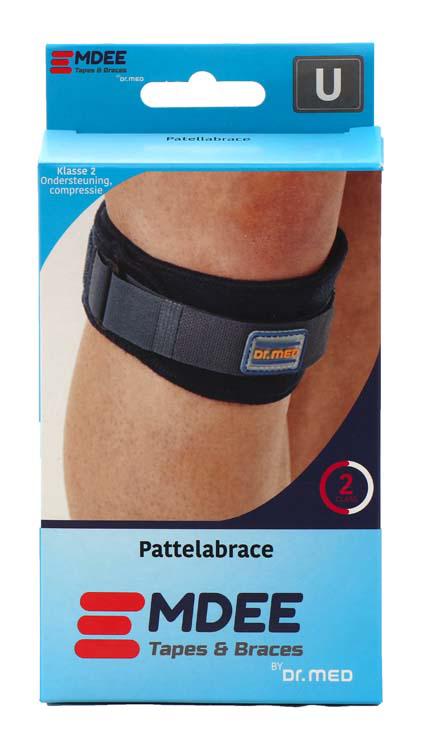 Knie/patella supportband blauw