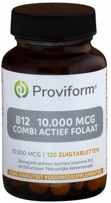 Proviform Vitamine B12 10.000mcg combi actief folaat Proviform Vitamine B12 10.000mcg combi actief folaat