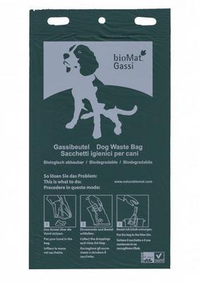 Biomat Wastebag compostable dog 20 x 33.7cm