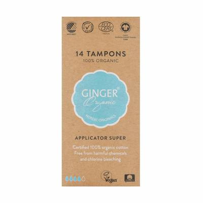 Ginger Organic Tampon super met applicator