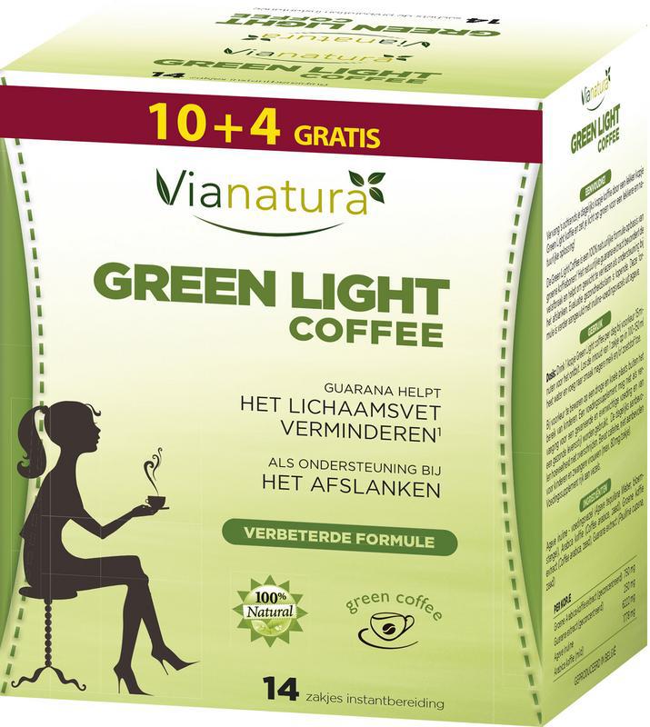 Green light coffee 10+4 gratis