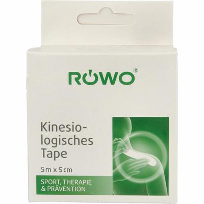 Rowo Kinesiotape zwart 5cmx5m