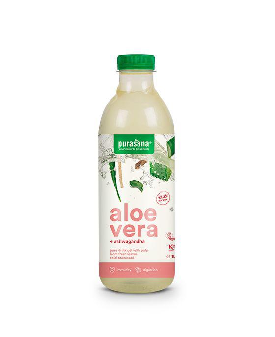 Aloe vera drink gel ashwagandha vegan bio