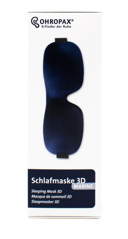 Slaapmasker blauw geweven