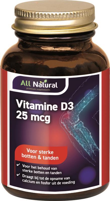 Vitamine D3 25mcg