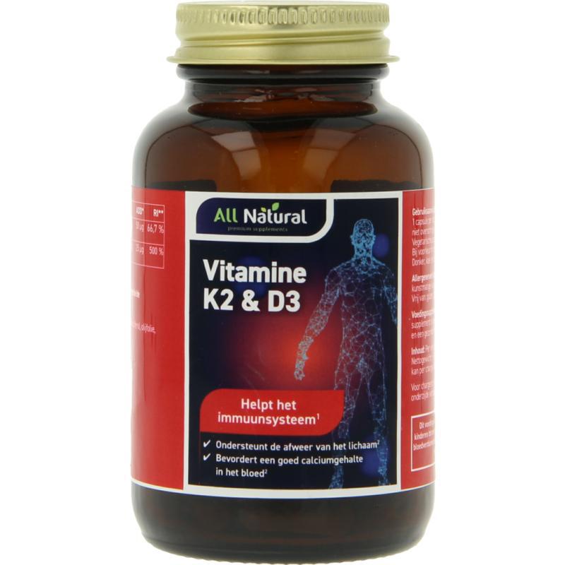 Vitamine K2 50mcg D3 25mcg