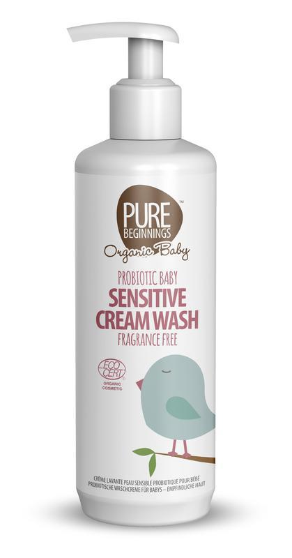 Probiotic baby sensitive cream wash