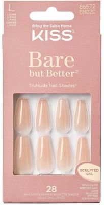 Kiss Bare but better nails nude drama
