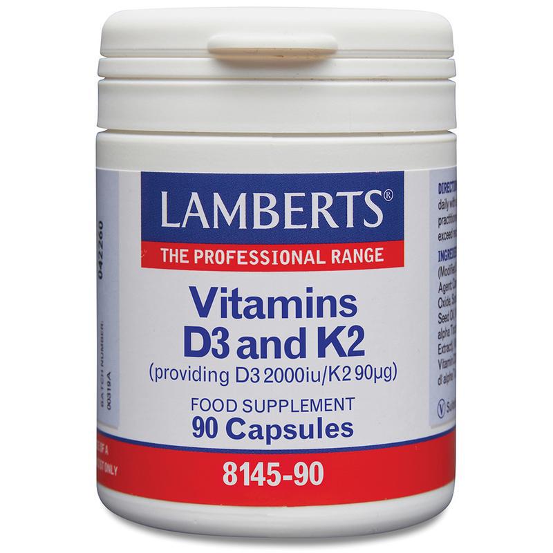 Vitamine D3 2000IE en K2 90mcg
