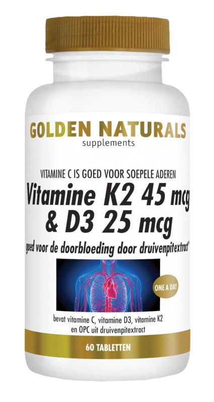 Vitamine K2 45mcg & D3 25mcg