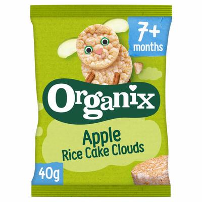 Organix Luchtige rijstwafeltjes appel 7+M bio