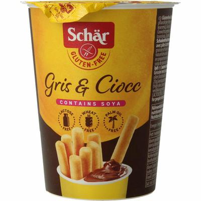 Dr Schar Milly grissini & chocolate sticks glutenvrij