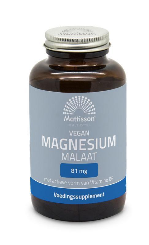 Magnesium malaat met actieve vorm vit. b6