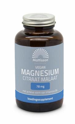 Mattisson Magnesium citraat malaat met actieve vorm vit. b6