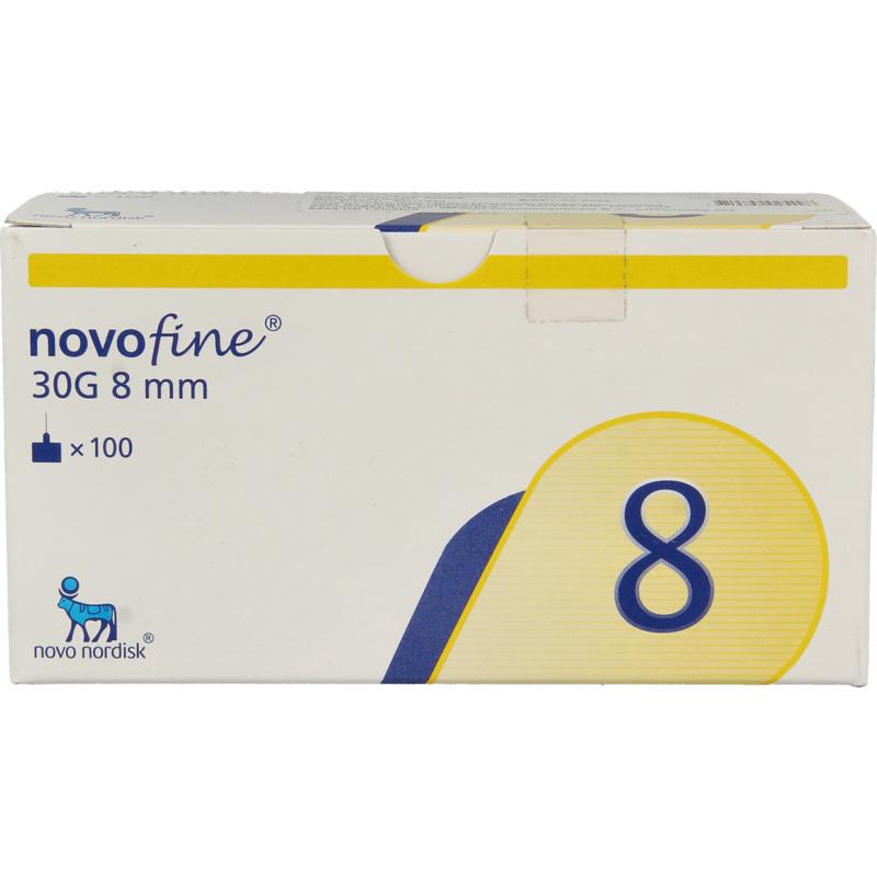 Novofine naalden 0.30 x 8 mm 30 gram