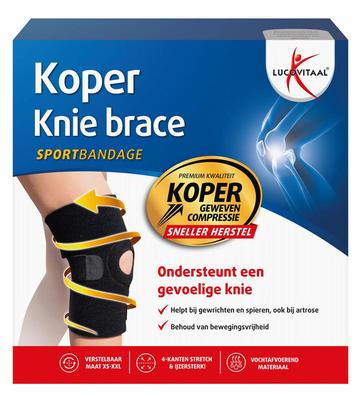 Lucovitaal Brace knie koper