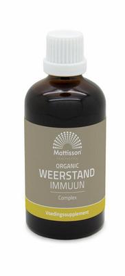 Mattisson Organic weerstand/immuun complex tinctuur bio
