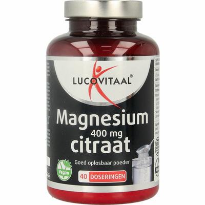 Lucovitaal Magnesium citraat 400mg poeder Lucovitaal Magnesium citraat 400mg poeder