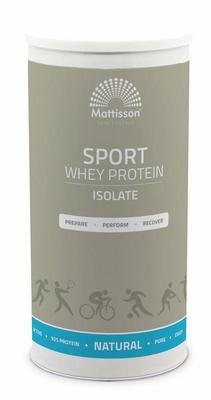 Mattisson Whey protein isolate isolaat sport Mattisson Whey protein isolate isolaat sport