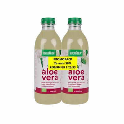 Purasana Aloe vera drink gel duo bio 2 x 1000ml