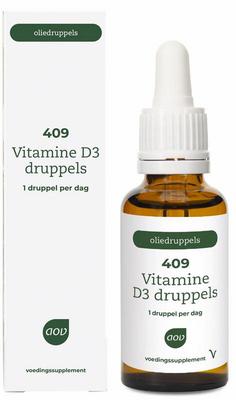 AOV 409 Vitamine D3 druppels 25mcg