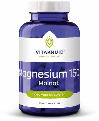Vitakruid Vitakruid Magnesium 150 Malaat met Vitamine B6 (P-5-P)