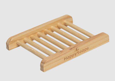 Shampoo bar zeephouder van licht hout