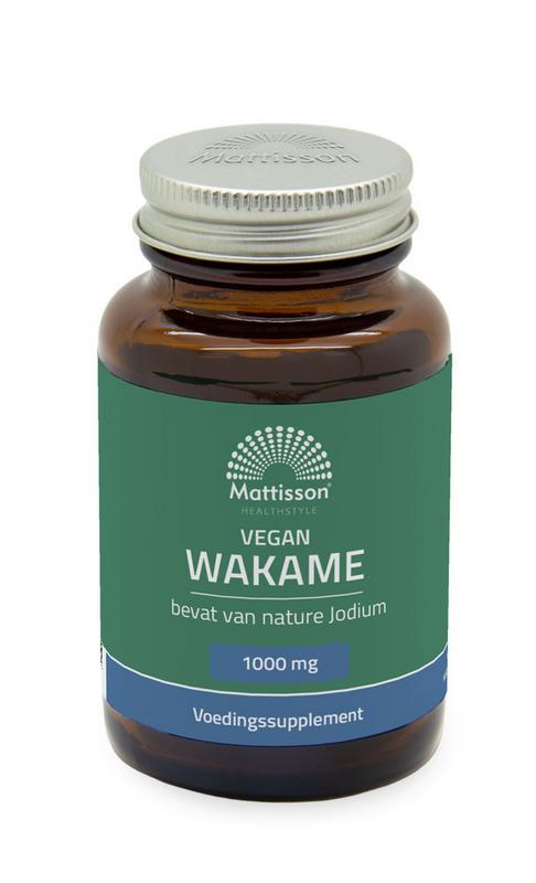 Wakame 1000mg bevat jodium