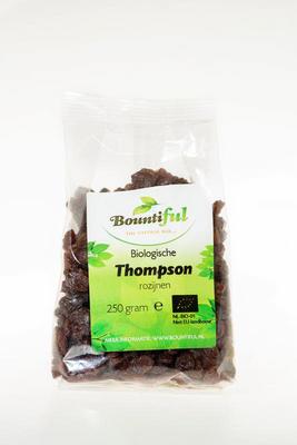 Bountiful rozijnen thompson bio 250g