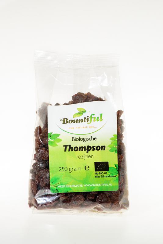 rozijnen thompson bio 250g