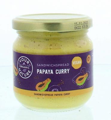 Your Organic Nat Sandwichspread papaya-curry bio