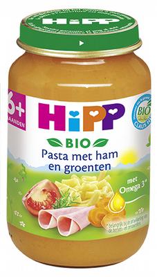 Hipp 6m pasta ham groenten bi- 190gr