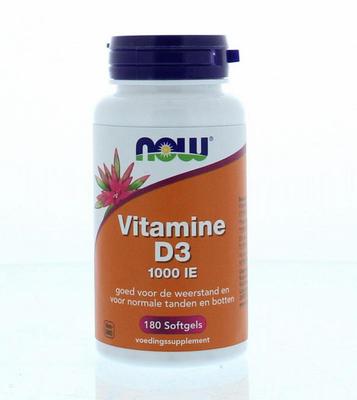 NOW Vitamine D3 1000IE