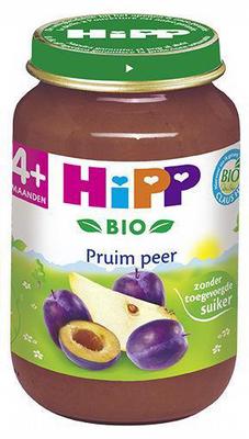 Hipp 4m pruim peer bi- 190gr