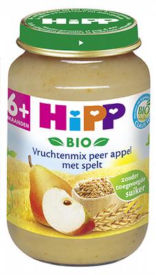 Hipp 6m peer appel granen bi- 190gr