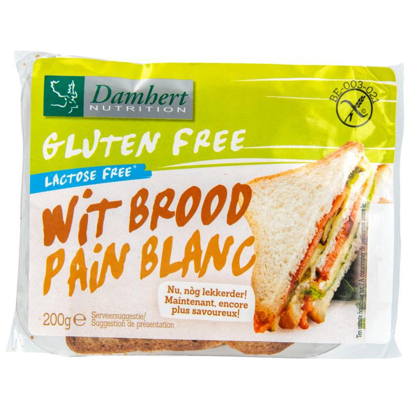 Witbrood glutenvrij Witbrood glutenvrij
