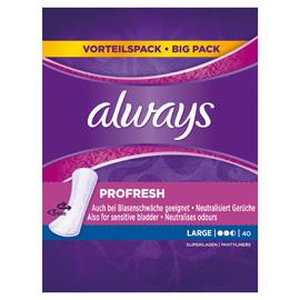 profresh liners large 40st