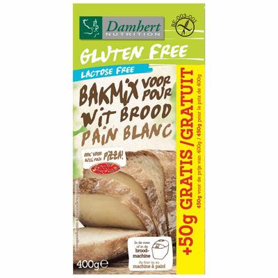 Damhert Bakmix wit glutenvrij