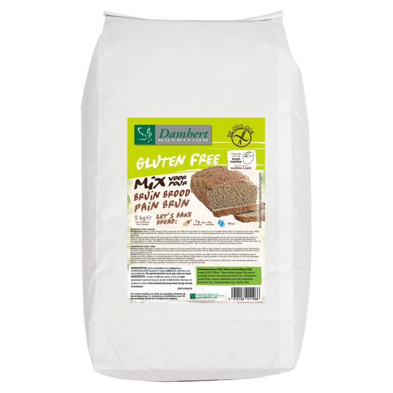 Broodmix bruin glutenvrij Broodmix bruin glutenvrij