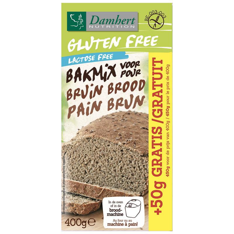 Bruinbrood mix glutenvrij bio