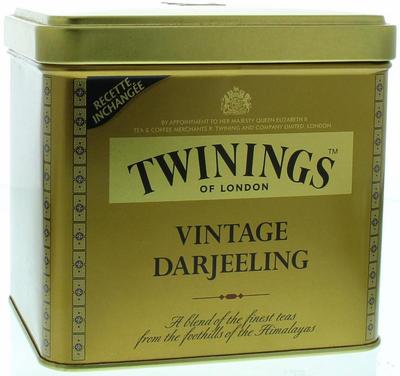 Twinings vintage darjeeling blik twi 200g