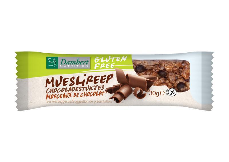 Mueslireep chocolade glutenvrij