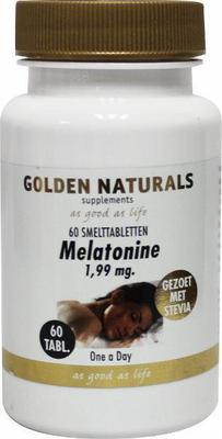 Golden Naturals melatonine 1.99 mg 60tab