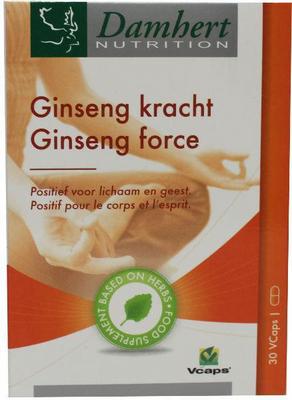 Damhert ginseng kracht 30vcap