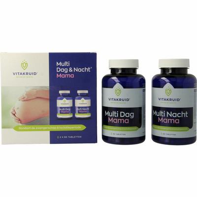 Vitakruid Vitakruid Multi Dag & Nacht Mama 100% Vegan 2 x 90 Vitakruid Vitakruid Multi Dag & Nacht Mama 100% Vegan 2 x 90