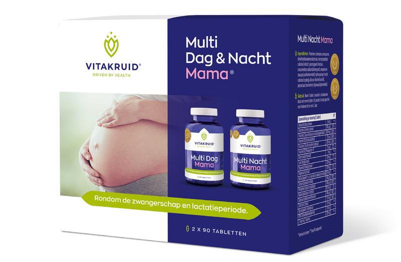 Vitakruid Multi dag & nacht mama 2 x 90 tabletten