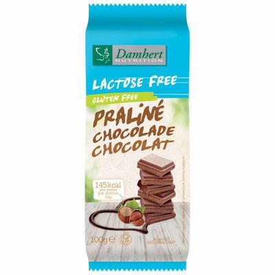 Damhert Chocoladetablet praline glutenvrij en lactosevrij