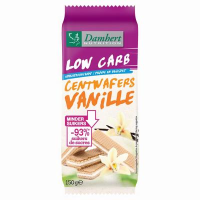 Damhert Centwafers vanille low carb