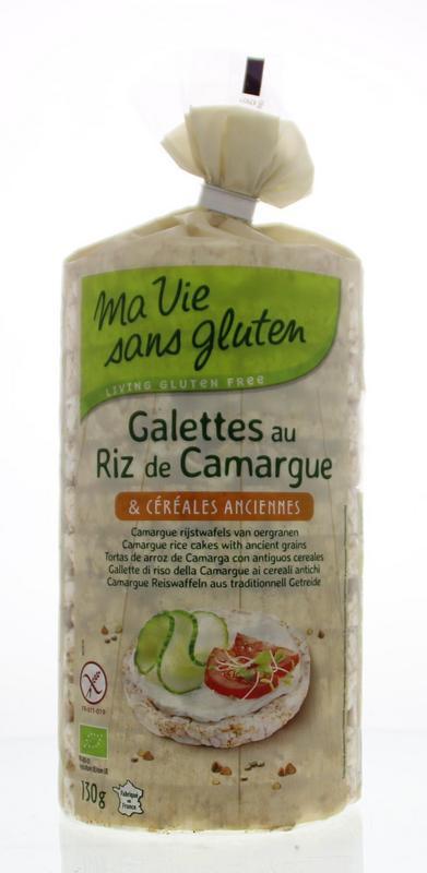 Camargue rijstwafels van oergranen glutenvrij bio